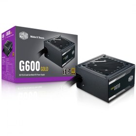 تصویر پاور G600 کولر مستر 600 وات ا Cooler Master G600 Gold 600W Power Supply Cooler Master G600 Gold 600W Power Supply