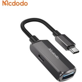 تصویر تبدیل هارد و فلش تایپ سی به USB-A+تایپ سی مک‌دودو MCDODO CA-2830 