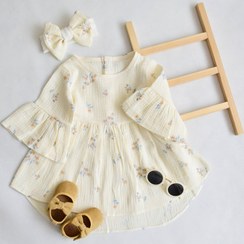 تصویر سِت پیراهن و هدبند موسیلین 