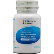 تصویر مولتی ویتامین و مینرال آقایان بالای 50 سال نیچرز پلنتی 60 کپسول Multivitamins And Minerals For Men 50 Plus Natures Plenty 60Caps