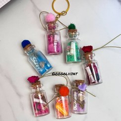 تصویر پک کادویی شیشه آرزو شامل ۳ عدد با طرح‌های مختلف 