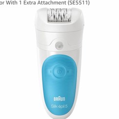 تصویر اپیلاتور( اپیلیدی) سری 5 براون مدل 5-511 WGS Silk epil 5 5-511Silk epil 5-511 WGSBraun