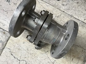 تصویر شیر توپی 1 * 2 اینچ دو تیکه ردیوسبور کلاس 150 جنس بدنه 10K/40A S13A CF8M BALL VALVE 2*1" #150 CF8M 10K/40A S13A