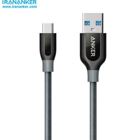 تصویر کابل انکر Powerline+ USB C to USB 3.0 طول ٩٠ سانتی متر - مدل A8168 