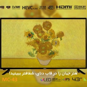 تصویر تلویزیون 43 اینچ دنای مدل MC-43B1 