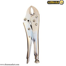 تصویر انبر قفلی فک منحنی استنلی 10 اینچ فولادی مدل 369-84 Stanley Curved jaw locking plier 10”