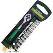 تصویر ست آچار بکس توسن مدل TUOSEN 101398 مجموعه ۱۴ پارچه 