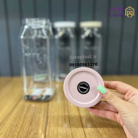 تصویر بانکه پت چهارگوش لیمون کد 2120 ظرفیت ۱.۴ لیتر 