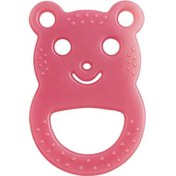 تصویر دندان گیر سیلیکونی صورتی وی کر Wee Care مدل خرس T402 