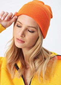 تصویر کلاه زنانه ساده نارنجی برند Trend Alaçatı Stili کد 1606813351 
