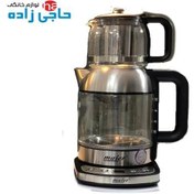 تصویر چای ساز مایر مدل MR-9898 ظرفیت ۱ لیتر با کتری شیشه‌ای 