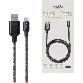 تصویر کابل USB به لایتنینگ یسیدو مدل CA-T6 Yesido CA-T6 USB To Lightning Cable