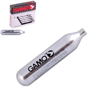 تصویر کپسول 12 گرمی گامو مدل co2 کپسول 12 گرمی گامو مدل co2