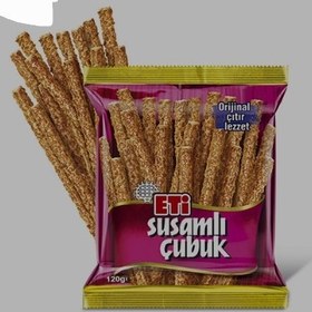 تصویر چوب شور (کراکر) کنجدی 120 گرم اتیEti susamli çubuk 120 gr 