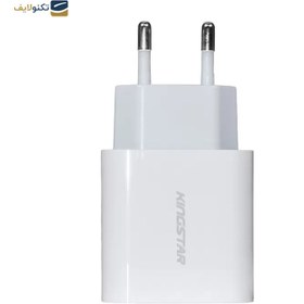 تصویر شارژردیواری کینگ استار KW141 A همراه با کابل Micro USB USB Power Adapter with Micro USB Cable KW141 A QC3.0