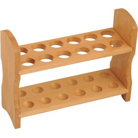 تصویر جا لوله آزمایش چوبی Eisco 