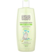 تصویر شامپو سر و بدن نوزاد مامابیبی 400 میل|mama baby shampoo hair body wash 