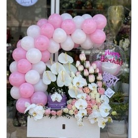 تصویر خرید گل و کیک تولد 8029 