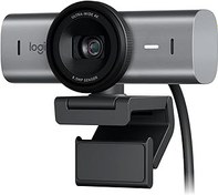 تصویر Logitech MX Brio Ultra HD 4K Collaboration and Streaming Webcam, 1080p at 60 FPS, Dual Noise Reducing Mics, Show Mode, USB-C, Webcam Cover, Works with Microsoft Teams, Zoom, Google Meet - Graphite 