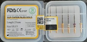 تصویر فایل روتاری گلد روژین - ROGIN - Sup-Taper Rotary Files Gold 