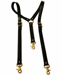 تصویر ساس بند چرم طبیعی رنگ مشکی 