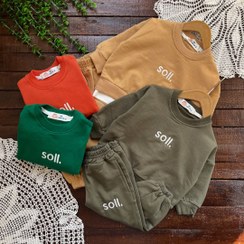 تصویر بلوز شلوار توکرکی اسپرت گریفین سایز ۲ تا ۸ سال رنگ سبز و نوک مدادی 