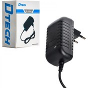 تصویر آداپتور سوزنی 12 ولت 1 آمپر 12V/1A (دو سر) دی تک (DTECH) مدل 60025 