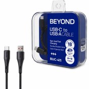 تصویر کابل شارژ تایپ سی بیاند مدل BEYOND BUC-411 Type-C طول 1 متر Beyond BUC-411 Type-C Charging Cable 1m