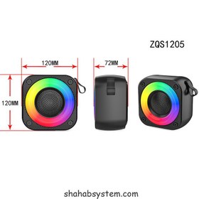 تصویر اسپیکر بلوتوثی قابل حمل مدل ZQS1205 speaker ZQS1205