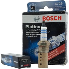 تصویر شمع پایه کوتاه بوش پلاتینیوم 6729 (سوزنی) PLATINUM BOSCH SPARK PLUG 6729