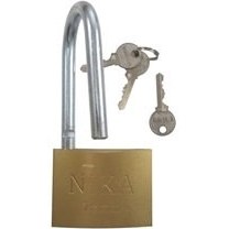 تصویر قفل آویز نیکا سایز ۷۵ پایه بلند 