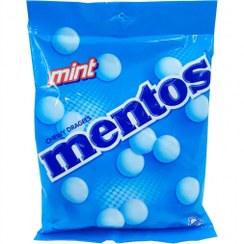 تصویر آبنبات دراژه منتوس نعنايی 135 گرمی MENTOS مدل Mint Mentos Mint Bag 135gr