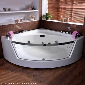 تصویر جکوزی دو نفره کنجی شاینی مدل N-JA028 Shiny jacuzzi - NJA028