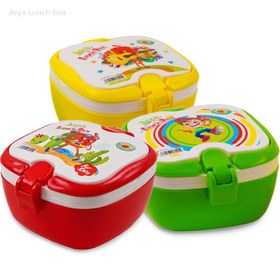 تصویر ظرف غذا مربع آریا 