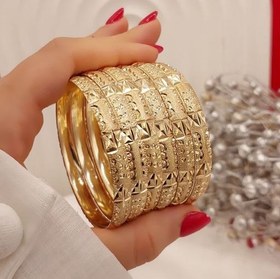 تصویر النگو طلاروس کد 1456 - 4 