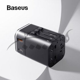 تصویر مبدل برق همه کاره Baseus Removable 2 in 1 Universal Adapter Quick Charger 
