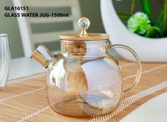 تصویر قوری پیرکس شامپاینی - سایز ۱ لیتری TEA POT Pyrex Kettle