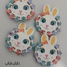 تصویر کلیپس بیبی گل وارداتی بسته ۱۰عددی 