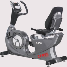 تصویر دوچرخه ثابت نشسته Stationary bicycle CrossFitness R650 