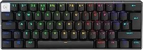 تصویر صفحه کلید بازی بی سیم Logitech G Pro x 60 Lightspeed ، صفحه کلید مکانیکی TKL 60 ٪ TKL 60 ٪ برای رایانه های شخصی ویندوز ، LightSync RGB ، کلید PBT دوتایی ، سوئیچ های لمسی نوری GX - سیاه Logitech G PRO X 60 LIGHTSPEED Wireless Gaming Keyboard, Ultra Compact TKL 60% Mechanical Keyboard for Windows PC, LIGHTSYNC RGB, Dual-Shot PBT Keycaps, GX Optical Tactile Switches - Black