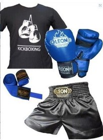 تصویر By Leon 1982 Kickboxing ، Boxing Thai Glinden T Shirt شورت 3.5 متر مجموعه باند 