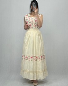 تصویر پیراهن نخ تافته حلقه 