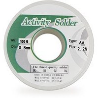 تصویر سیم قلع Activity Solder 63/37 0.8mm 100 gr 