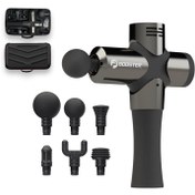 تصویر ماساژور تفنگی بوستر مدل Pro3 به همراه 4 هد فلزی Massage Gun Booster Pro 3