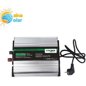 تصویر اینورتر سینوسی 600 وات مدل CPS600 برند CARSPA سری CPS pure sine inverter & Charger 600W CARSPA CPS series 12V , 24V