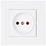 تصویر پریز برق محافظ دار خیام الکتریک مدل آرام | سفید پریز برق محافظ دار خیام الکتریک مدل آرام