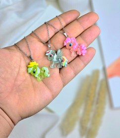 تصویر گردنبند شب تاب یونیکورن 214 