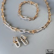 تصویر نیم ست زنانه تیفانی مدل ۳۴۳۴۰ با طرح طلا 