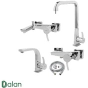 تصویر ست چهار تکه شیرالات کسری مدل امگا 