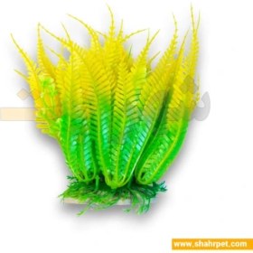 تصویر دکوری گیاه مصنوعی آکواریوم 10cm001 Aquarium Decoration Plant 10cm001